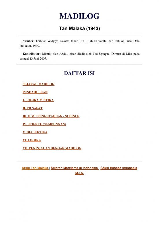 picture Filsafat Ilmu Id 8330 | Tan Malaka